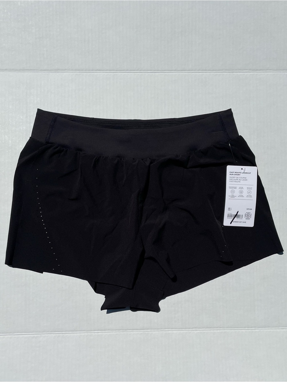 Athleta Black Athletic Skort with Inner Shorts